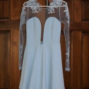 Powder blue Lacey dress